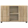 vidaXL Credenza con porta FLORIN Rovere Sonoma 88,5 x 30,5 x 55,5 cm