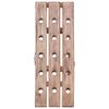 vidaXL Portavini da 15 Bottiglie 26x50x70cm Legno Massello di Mogano