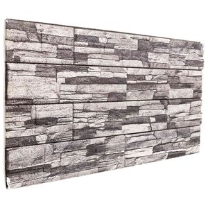 vidaXL Pannelli da parete 10 pz 100 x 50 cm Schiuma EPS