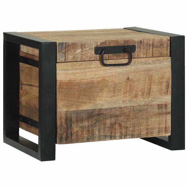 vidaXL Bauli Portaoggetti 40 x 30 x 30 cm Legno massello di mango
