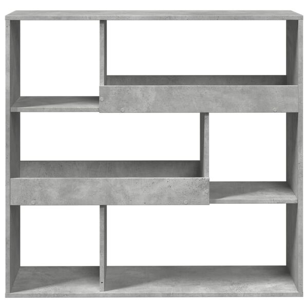 vidaXL Libreria/Divisorio Grigio Cemento 100x33x94,5 cm