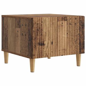 vidaXL Tavolino da salotto con cassetto Legno antico 49 x 50 x 40 cm