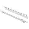 vidaXL Scorrevole per cassetti 2 pz Bianco 300 mm Acciaio