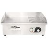 vidaXL Piastra Elettrica in Acciaio Inossidabile 3000 W 54x41x24 cm