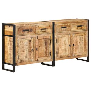 vidaXL Credenza 172x35x80 cm in Legno Massello di Mango