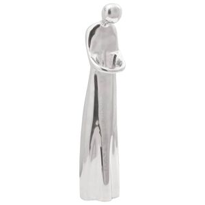 vidaXL Scultura Argento 10 x 16 x 49 cm Alluminio