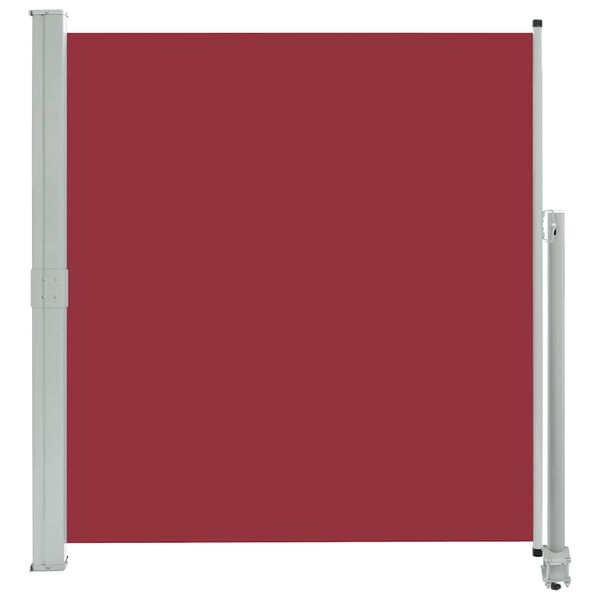 vidaXL Tenda da Sole Laterale Retrattile per Patio 140x300 cm Rossa