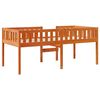 vidaXL Letto Bambini senza Materasso Marrone Cera 80x200 cm Legno Pino