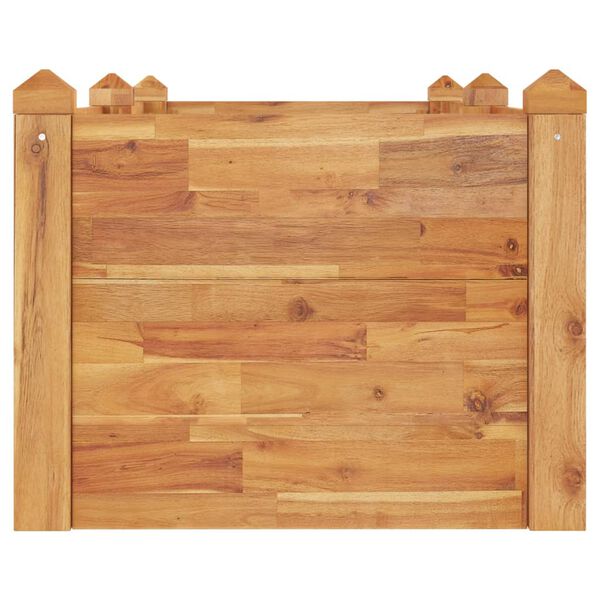 vidaXL Fioriera Rialzata da Giardino 160x60x44cm Legno Massello Acacia