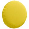 vidaXL Cuscini per Seduta 2 pcs Giallo Chiaro &Oslash;30 x 13 cm Tessuto