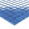vidaXL Piastrella Mosaic 11 pcs Blu 50 x 50 cm Vetro