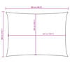 vidaXL Parasole a Vela Oxford Rettangolare 3x5 m Beige