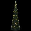 vidaXL Albero di Natale Artificiale Apribile Preilluminato Verde 150cm