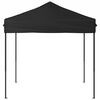 vidaXL Tenda per Feste Pieghevole Nera 2x2 m