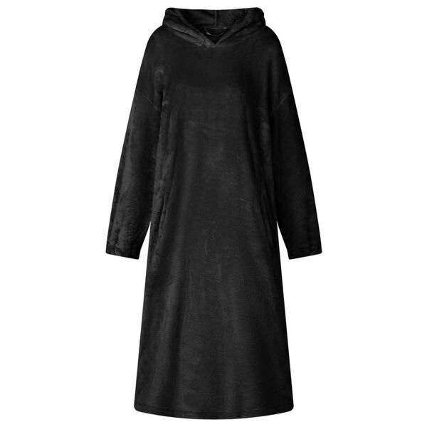 vidaXL Felpa coperta Nero l Flanella