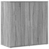 vidaXL Credenze 2 pz Grigio Sonoma 79x38x80 cm in Legno Multistrato