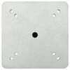 vidaXL Base per Ombrellone Interrata Argento 16x16x39,5 cm Acciaio