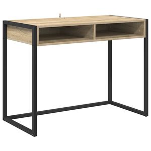 vidaXL Scrivania Sonoma Legno ingegnerizzato 100 x 50 x 75 cm