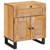 vidaXL Armadio da Notte con cassetto Naturale 50 x 33 x 60 cm
