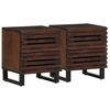 vidaXL Comodini 2pz 40x34x46 cm in Legno Massello di Mango