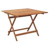 vidaXL Tavolo da Giardino Pieghevole 90x90x75 cm Legno Massello Acacia