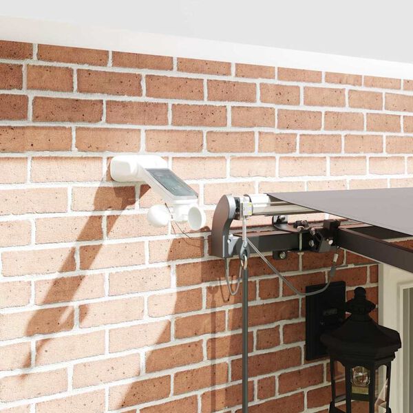 vidaXL Tessuto per Tenda con Grigio chiaro 400 &times; 350 cm Poliestere