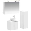 vidaXL Set di mobili per il bagno 4 pcs Bianco