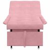 vidaXL Divano Letto Rosa 67 x 194 x 38 cm Velluto