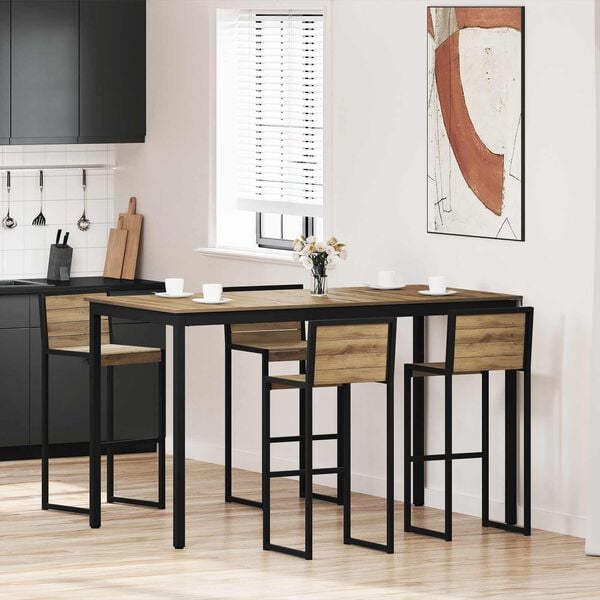 vidaXL Tavoli da pranzo Legno multistrato