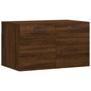 vidaXL Mobile a Parete Rovere Marrone 60x36,5x35 cm Legno Multistrato