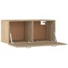 vidaXL Mobile a Parete Rovere Sonoma 80x36,5x35 cm Legno Multistrato