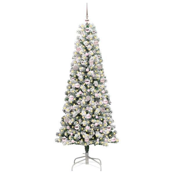 vidaXL Albero di Natale Artificiale con Rami Pieghevoli 180 cm
