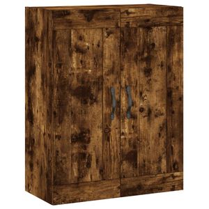 vidaXL Mobile a Parete Rovere Fumo 69,5x34x90 cm in Legno Multistrato