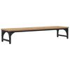 vidaXL Supporto per Monitor Rovere Artigianale 85 x 23 x 15,5 cm