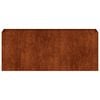 vidaXL Fioriera Arrugginita 200x40x80 cm in Acciaio Corten