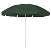 vidaXL Ombrellone da Spiaggia Verde 240 cm