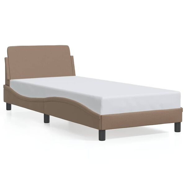 vidaXL Giroletto Dover Cappuccino 90x190 cm in Similpelle