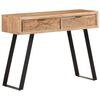 vidaXL Tavolo Consolle 100x35x76cm in Massello d'Acacia con Bordi Vivi