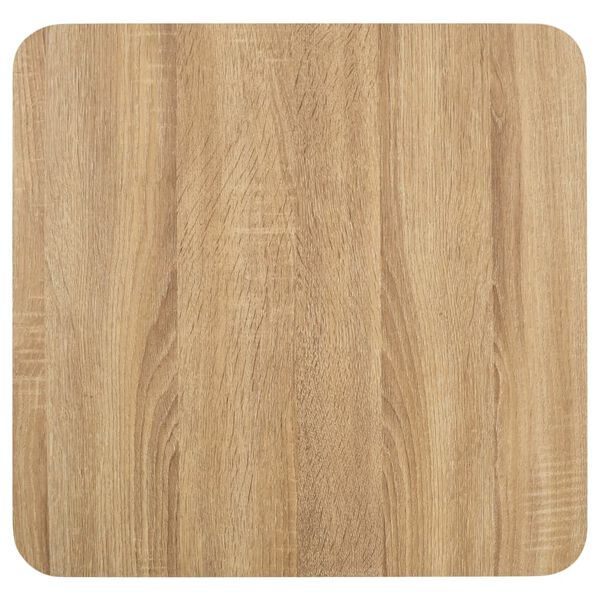 vidaXL Tavolo da Bistrot Marrone Chiaro 50x50 cm in MDF