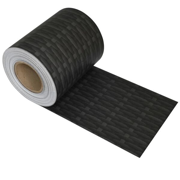 vidaXL Striscia per Recinzione in Rotolo in PVC 70x0,19 m Rattan