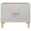 vidaXL Tavolini Salotto 2pz Grigio Cemento 50x50x40 Legno Multistrato
