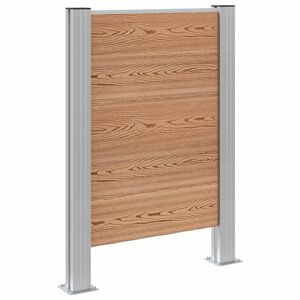 vidaXL Recinzione Contenitore per Rifiuti Marrone 85 x 12 x 115 cm