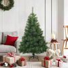 vidaXL Albero di Natale Artificiale con Rami Pieghevoli Verde 120 cm