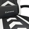 vidaXL Sedia da Gaming Nero e Bianco in Similpelle