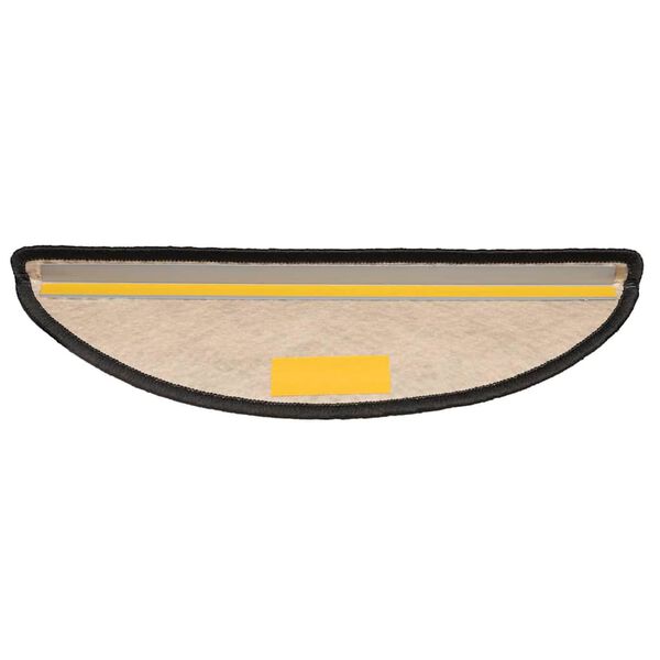 vidaXL Tappeti Adesivi Scale Aspetto Sisal 30 pz 56x17x3 cm Antracite