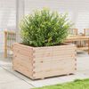 vidaXL Fioriera da Giardino 80x80x49,5 cm in Legno Massello di Pino