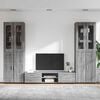 vidaXL Set mobile TV con porta FLORIN Grigio Sonoma Legno multistrato