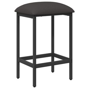 vidaXL Sgabello da bar Grigio Scuro 40 x 32 x 74 cm