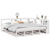 vidaXL Giroletto con Libreria senza Materasso 180x200 cm in Legno Pino