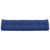 vidaXL Cuscino per Schiena Blu Polizia 200 x 24 x 50 cm Velluto